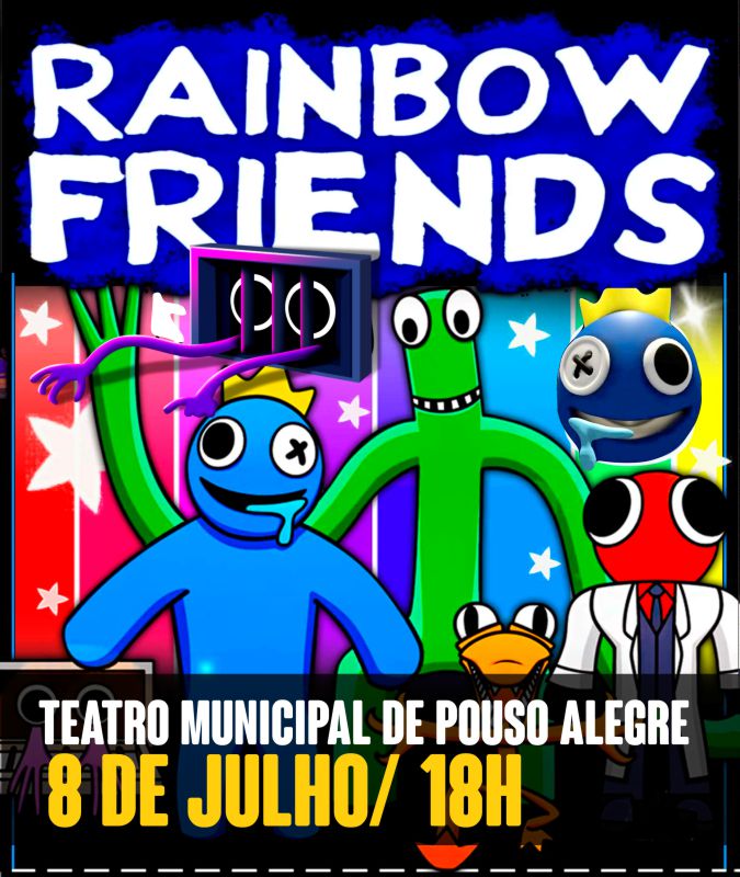 Centro Comercial de Alphaville receberá o espetáculo infantil 'Roblox  Rainbow Friends