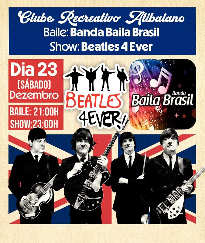 Banda Baila Brasil e Beatles 4ever em Atibaia - Evento ON