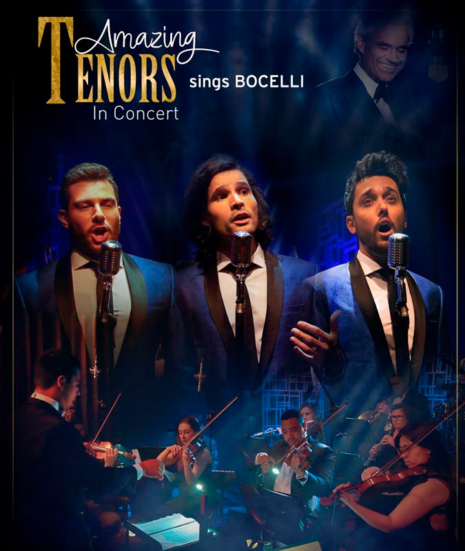 Amazing Tenors: Sings Bocelli em Cerquilho